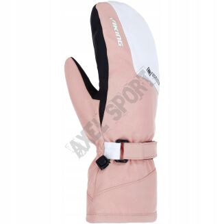 Rękawice narciarskie damskie VIKING Sherpa GTX Mitten 2.0 Pink-White - 4