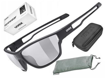 Okulary fotochromowe UVEX Sportstyle 806 Vario black mat S1-S3
