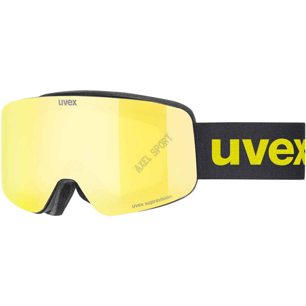 Gogle narciarskie UVEX Pwdr FM black matt (yellow) S3