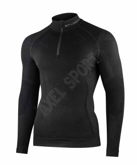 Bluza męska Brubeck Extreme Merino czarna S - 4