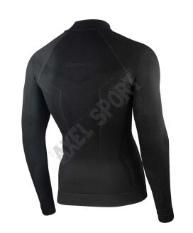Bluza męska Brubeck Extreme Merino czarna S - 5