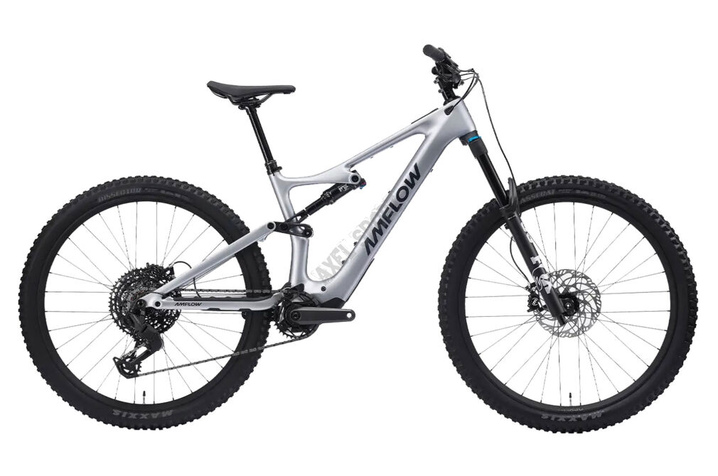 Rower elektryczny górski AMFLOW PL white Carbon