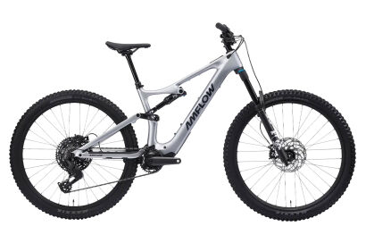 Rower elektryczny górski AMFLOW PL white Carbon