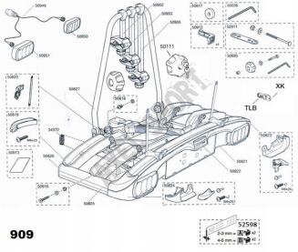 THULE Wheel Strap - pasek mocowanie koła do uchwytu 591/ 561 34358 - 4