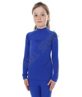 Bluza dziecięca junior BRUBECK THERMO kobalt 140/146 - 2