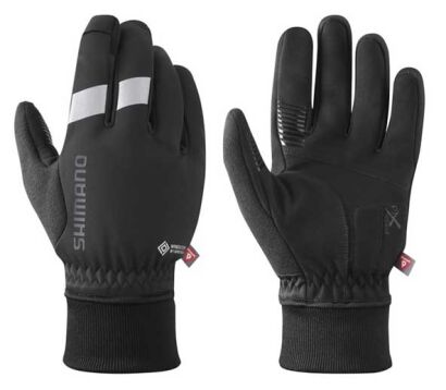 Rękawiczki rowerowe SHIMANO Windstopper Primaloft Black