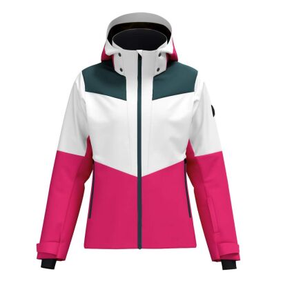 Kurtka narciarska damska HEAD ELEMENT white-pink-green 36