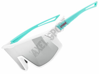 Okulary rowerowe UVEX Skyryse Jr. white-green matt (mirror silver) S3 - 2
