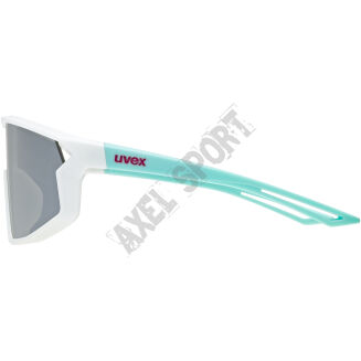 Okulary rowerowe UVEX Skyryse Jr. white-green matt (mirror silver) S3 - 6