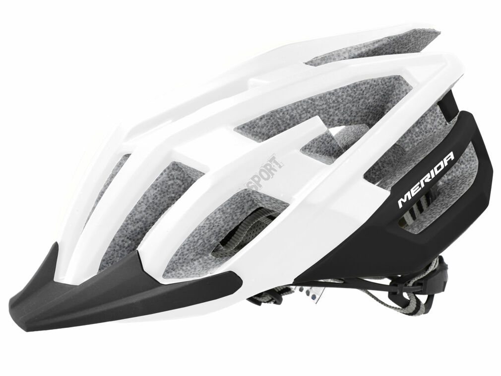 KASK ROWEROWY MERIDA BUZZ white black