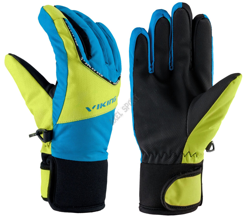 Rękawice zimowe dziecięce VIKING Fin JR blue/green