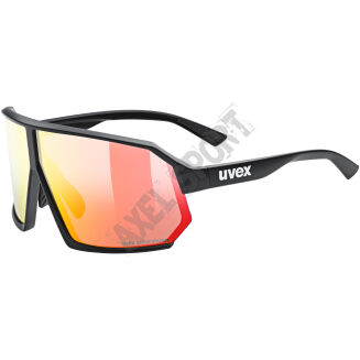 Okulary rowerowe UVEX Sportstyle 237 CV black matt (mirror red) S2 - 2