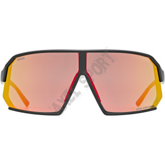 Okulary rowerowe UVEX Sportstyle 237 CV black matt (mirror red) S2 - 3