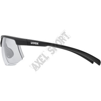 Okulary rowerowe UVEX Aerios V black/variomatic smoke (S1-S3) - 3