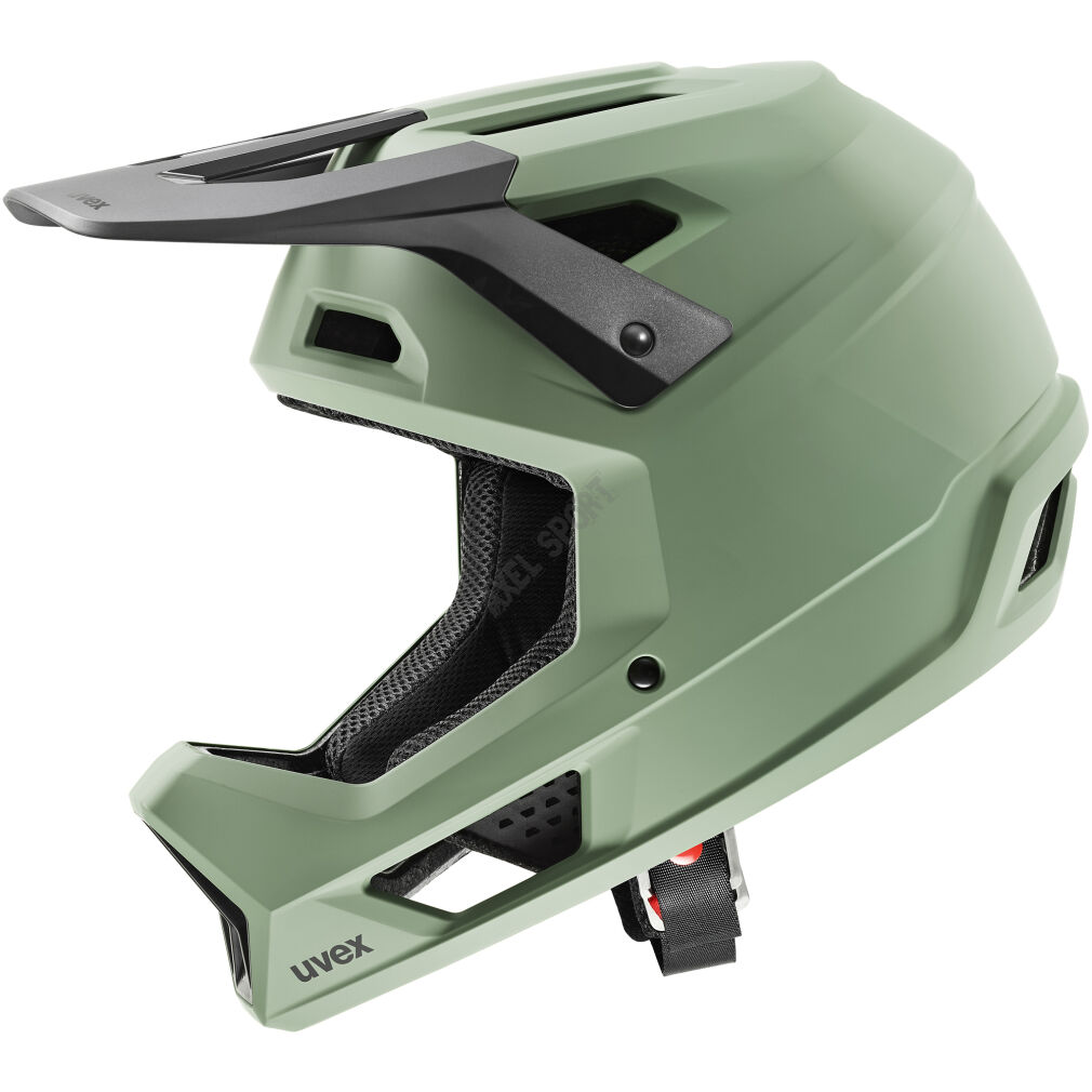 Kask rowerowy full face UVEX RAVAGE Moss Green Mat