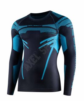 Bluza męska Brubeck Dry Thermo grafit/nieb XXL - 4