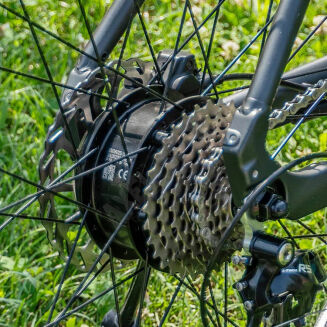 Rower elektryczny gravel miejski FIIDO C21 (28'') Grey - 6