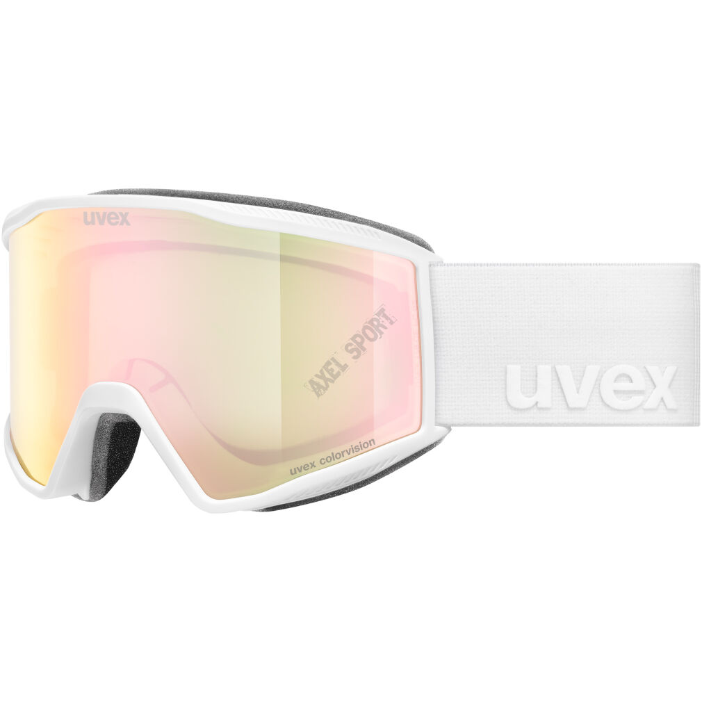 Gogle narciarskie UVEX Blast CV white matt (mirror rose) S2