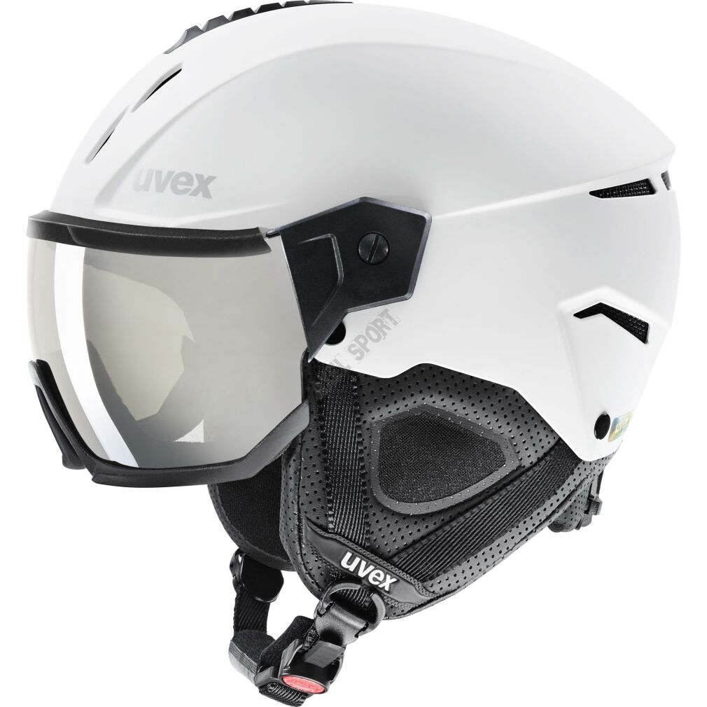 Kask narciarski UVEX Instinct Visor white-black