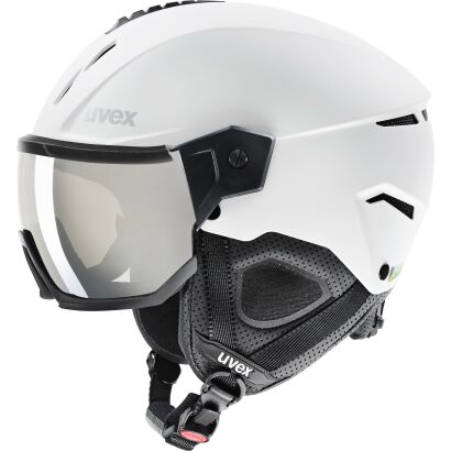 Kask narciarski UVEX Instinct Visor white-black