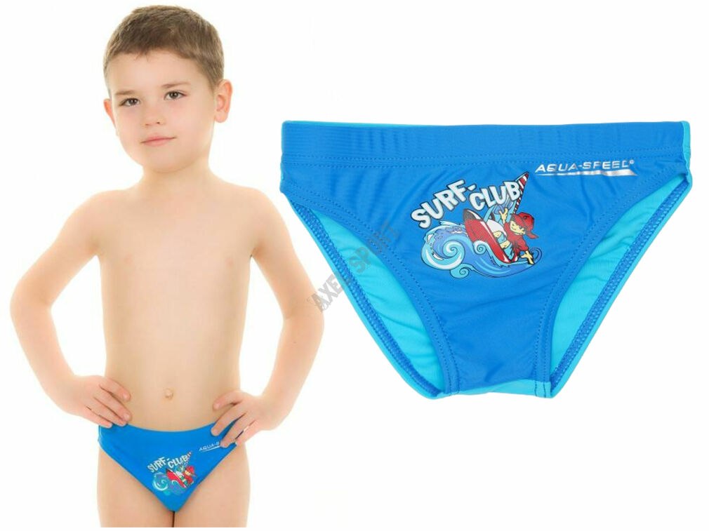 Kąpielówki SLIPY Dziecięce Aqua-Speed SURF Blue