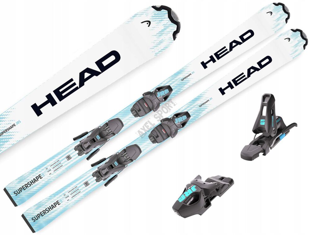 Narty dziecięce HEAD Supershape JRS + wiązania JRS 7.5 GW CA