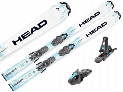 Narty dziecięce HEAD Supershape JRS + wiązania JRS 7.5 GW CA
