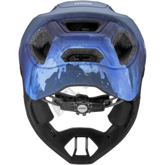 Kask rowerowy fullface UVEX React JR Dusk blue mat 52-56cm - 2