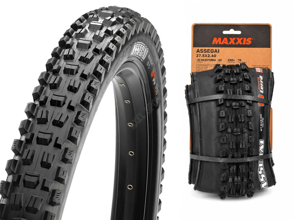 Opona rowerowa zwijana MAXXIS ASSEGAI 27,5x2,60 (66-584) EXO+ / TR