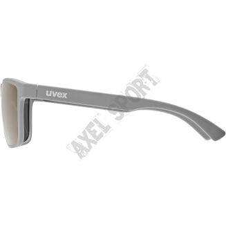 Okulary rowerowe dziecięce UVEX Rookie grey matt blue S3 - 6
