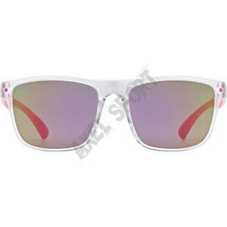 Okulary rowerowe dziecięce UVEX Rookie clear-pink pink S3 - 3