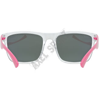 Okulary rowerowe dziecięce UVEX Rookie clear-pink pink S3 - 5