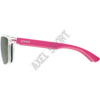 Okulary rowerowe dziecięce UVEX Rookie clear-pink pink S3 - 6