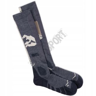 Skarpety narciarskie BUFF MERINO socks night blue - 2