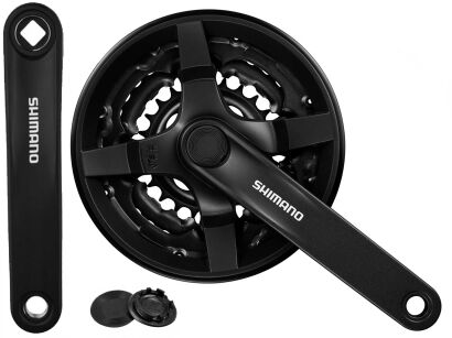 Mechanizm korbowy SHIMANO FC-TY301 28-48rz 1700mm czarny