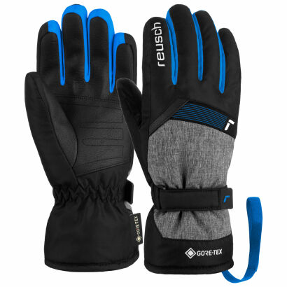 Rękawice narciarskie REUSCH Flash GORE-TEX JR Black/Blue