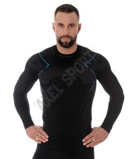 Bluza męska ciepła Brubeck THERMO czar/nieb L - 2