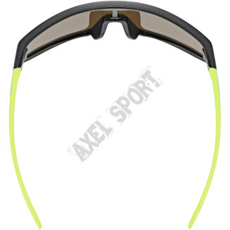 Okulary rowerowe UVEX Skyryse Jr. black-yellow matt (mirror yellow) S3 - 4
