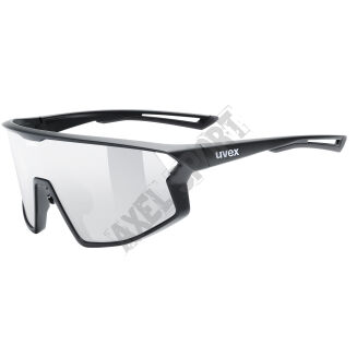 Okulary rowerowe przeciwsłoneczne UVEX Skyryse black matt/mirror silver S3 - 2