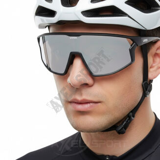 Okulary rowerowe przeciwsłoneczne UVEX Skyryse black matt/mirror silver S3 - 7