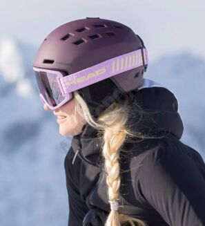 Gogle narciarskie HEAD CONTEX black/candy M (S3) - 2