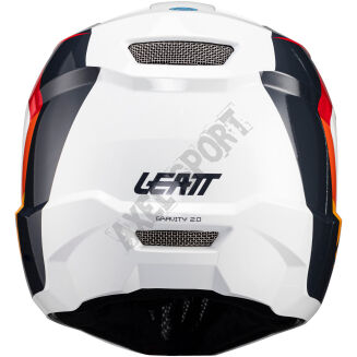 Kask rowerowy LEATT fullface MTB Gravity 2.0 white/red - 5