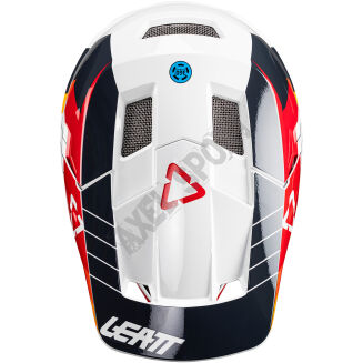 Kask rowerowy LEATT fullface MTB Gravity 2.0 white/red - 6