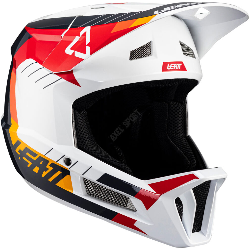 Kask rowerowy LEATT fullface MTB Gravity 2.0 white/red