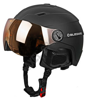 Kask narciarski BLIZZARD Double Visor black S2 orange - 2