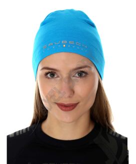 Czapka wełniana dwuwarstwowa BRUBECK Extreme Wool HM1018 błękit L/XL - 2