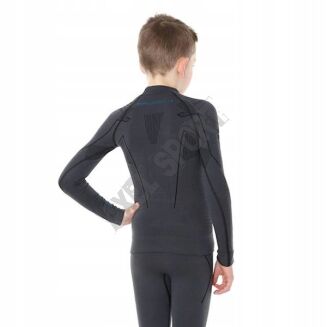 Brubeck bielizna THERMO Chłopięca bluza grafit LS1364J 152/158 - 3