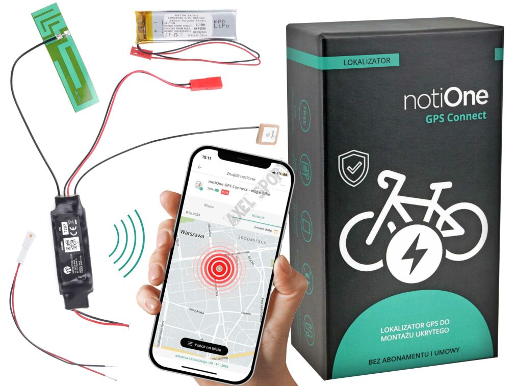 Lokalizator notiOne GPS Connect uniwersalny bez abonamentu