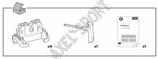 Zestaw dopasowujący (Kit) THULE Flush Railing 4025 / OPEL / VAUXHALL / HOLDEN - 2