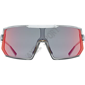 Okulary rowerowe UVEX Sportstyle 235 smoke transparent (mirror red) S2 - 3